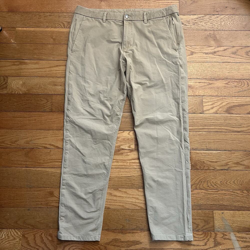 Lululemon Commission ABC Slim Performance Athletic Chino Pants 38x31